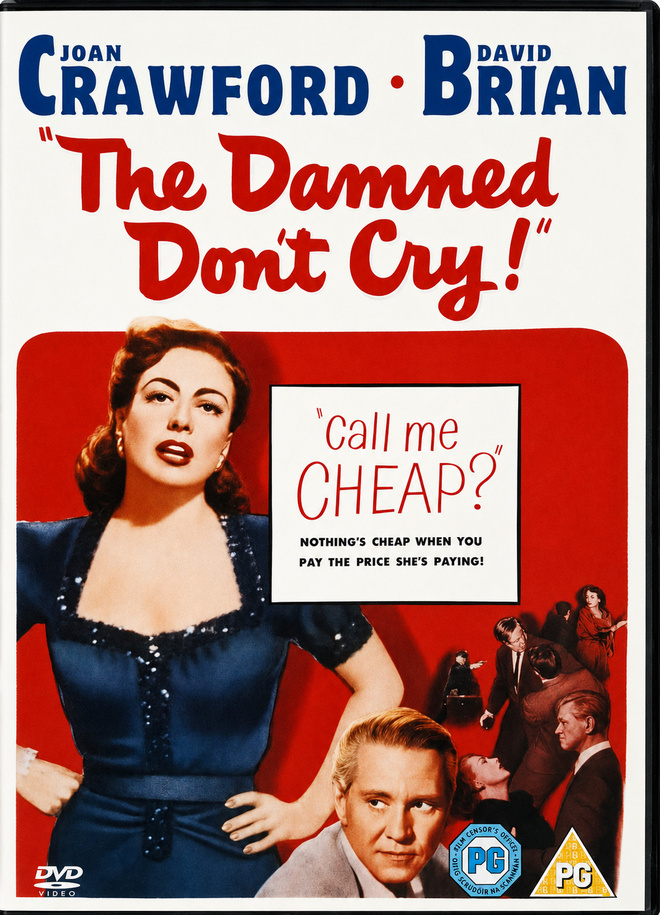 Kirotut eivät itke (1950) Joan Crawford DVD suom. teksti