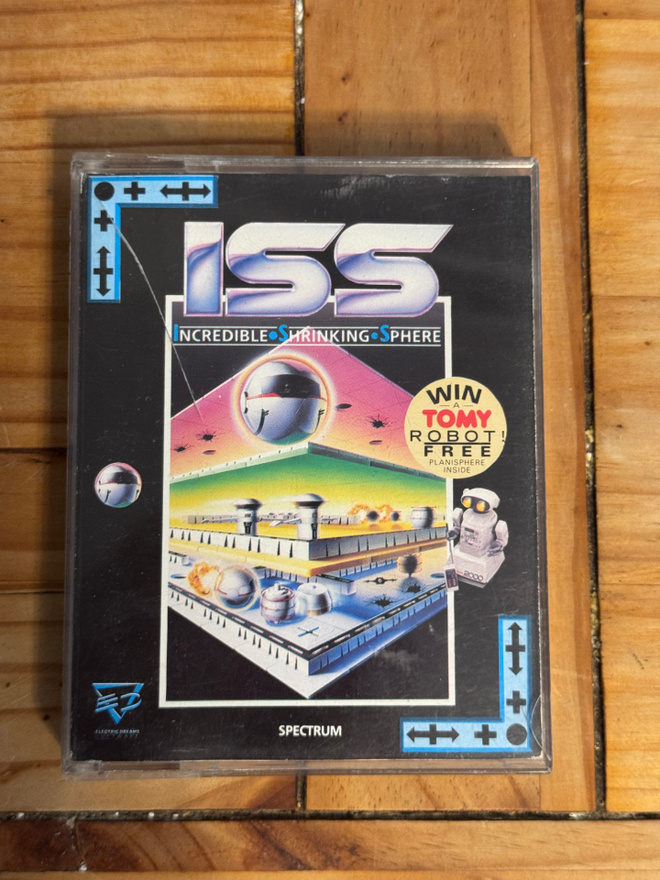 ISS Incredible Shrinking Sphere – ZX Spectrum + bonuskasetti