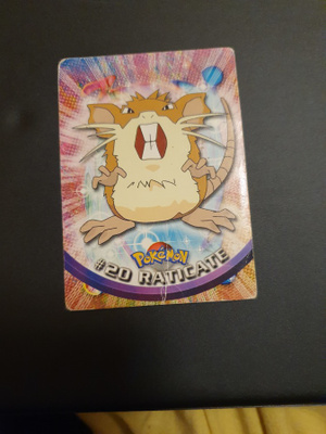 Raticate #20 Pokemon Topps TV Animation Edition card