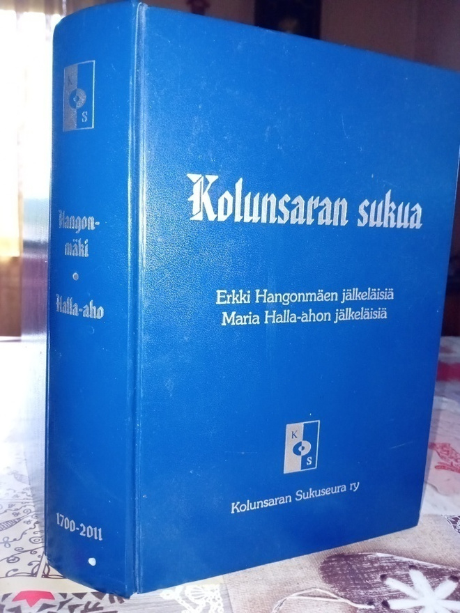 Kolunsaran sukua sukukirja ( SIS POSTIKULU )