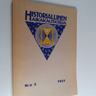 Historiallinen aikakauskirja N:o 2/1951 - pikkukuva 1