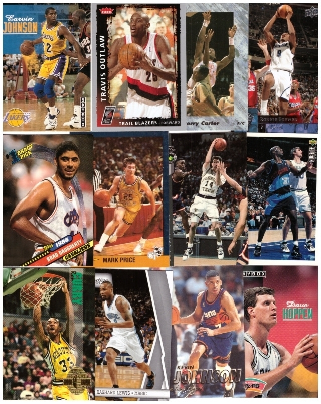 12 x NBA KORIPALLO KORTTIA (F)