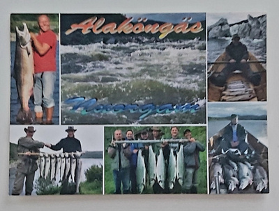 "ALAKÖNGÄS-NUORGAM"-KULKEMATON POSTIKORTTI