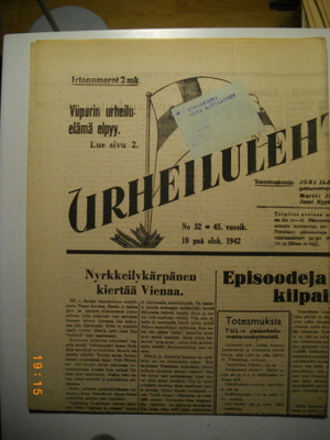 Suomen Urheilulehti Nro 32/1942 (15.3)