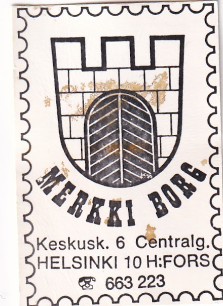 Helsinki. Merkki Borg    b501