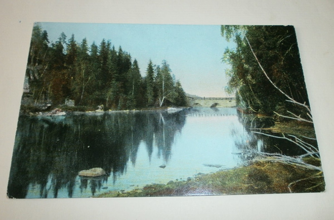 Mouhijärvi, Salmin silta, vanha väripk, kulk. k. k.
