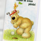 °°TÄNÄÄN ON SINUN PÄIVÄSI, ONNEA!°° 2-osainen KORTTI /Papron - pikkukuva 1