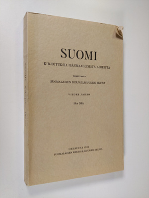 Suomi : kirjoituksia isänmaallisista aiheista Viides jaks...