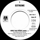 EXTREME :: MORE THAN WORDS :: VINYYLI 7" 1991 - pikkukuva 3
