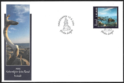 FDC Åland 2004  Ahvenanmaalaisia maisemia  LaPe ÅL 241