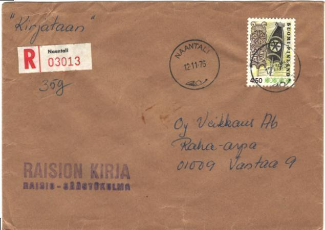 FIRMA JA -R-KUORI.  RAISON KIRJA  RUKINLAPA 4,5MK