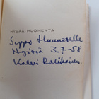 Kalevi Rahikainen : Hyvää huomenta : runoja (signeerattu,... - pikkukuva 3