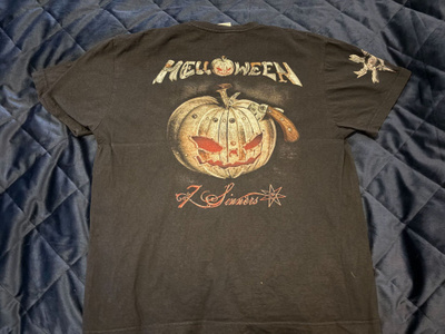 Helloween 7 Sinners Are You Metal -kiertuepaita, L-koko