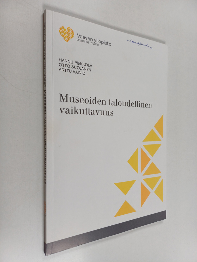 Hannu Piekkola : Museoiden taloudellinen vaikuttavuus