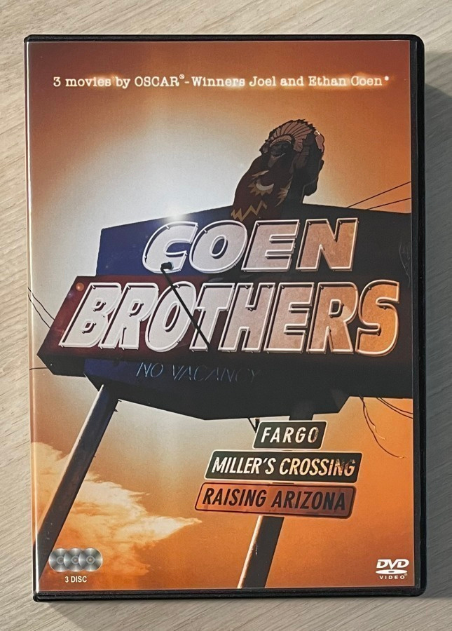 Arizona Baby / Miller's Crossing / Fargo (3DVD) *UUSI*