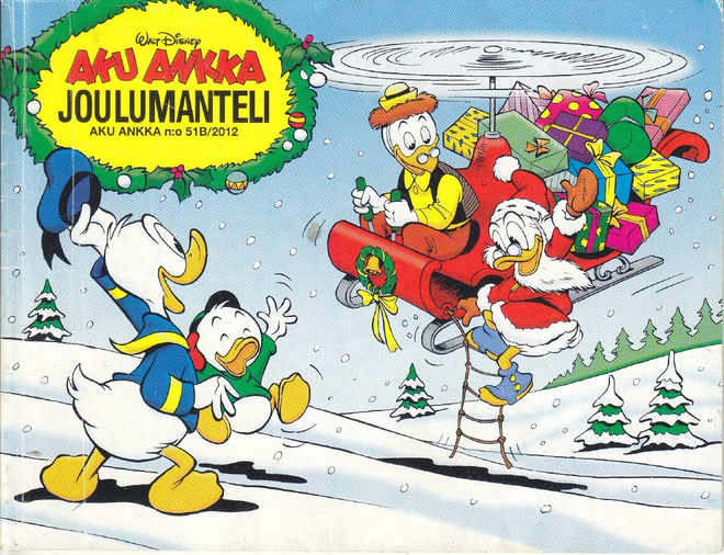 Aku Ankka Joulumanteli 51B/2012