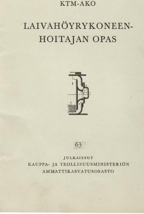 KTM-AKO Laivahöyrykoneenhoitajan opas