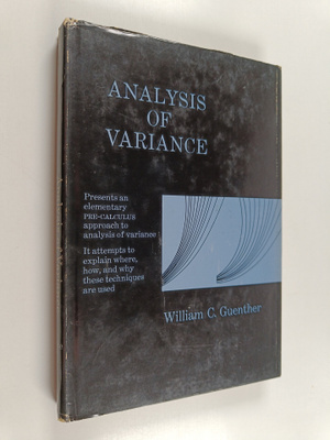 William C. Guenther : Analysis of variance