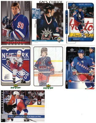 7 x WAYNE GRETZKY New York Rangers sis. 2 x Pikku Erkkari