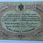 Suomi:  1 mk, v. 1867 - pikkukuva 1