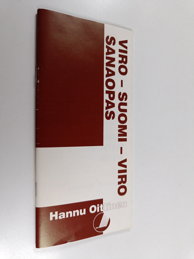 Hannu Oittinen : Sanaopas : viro-suomi-viro