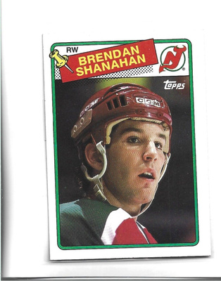 BRENDAN SHANAHAN - ROOKIE - DEVILS - 1988 TOPPS # 122