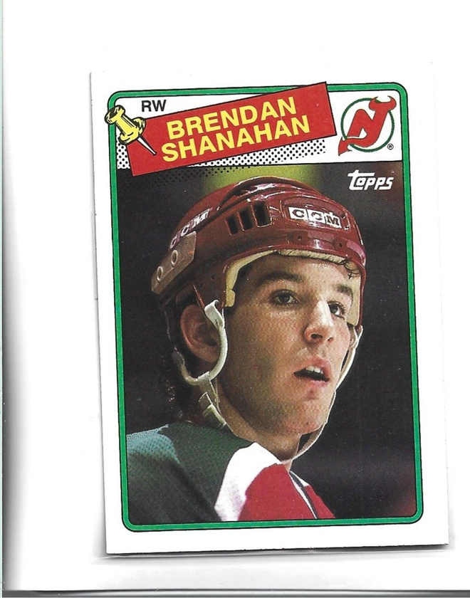 BRENDAN SHANAHAN - ROOKIE - DEVILS - 1988 TOPPS # 122