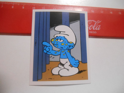 K16 Smurffit Panini tarra # 196