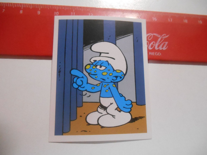 K16 Smurffit Panini tarra # 196