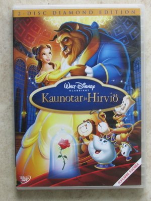 Disney - Kaunotar ja hirviö, 2 x DVD.