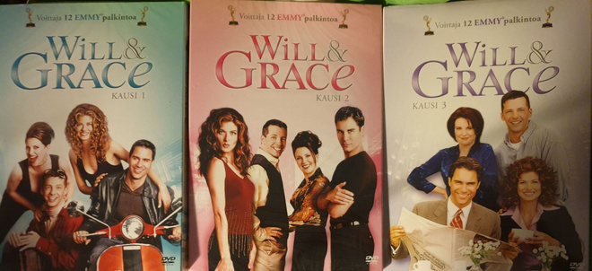 Will & Grace kausi 1-3 (12x DVD) UUSI