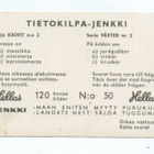 Purkkakuva Hellas TIETOKILPA-JENKKI n:o 50 Kasvit - pikkukuva 2