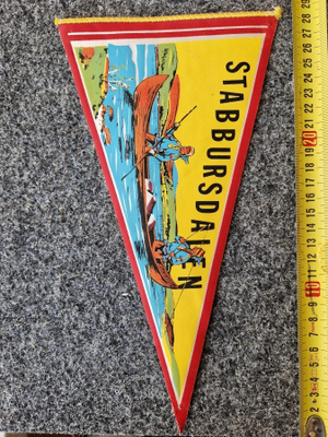 Stabbursdalen Norja vintage iso matkailuviiri