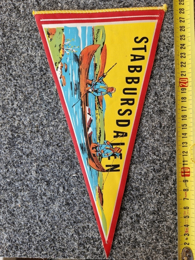 Stabbursdalen Norja vintage iso matkailuviiri