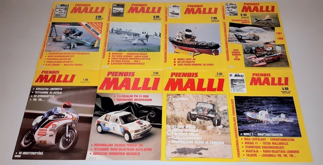 Pienoismalli lehti (vuosikerta valikoima)