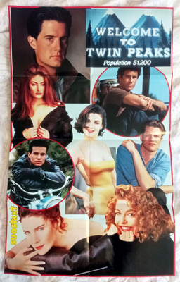 Twin Peaks / Roxette -juliste - Koko: A2 - Suosikki