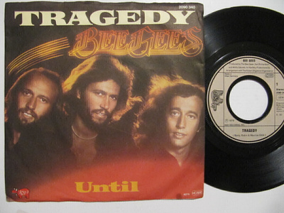 Bee Gees Tragedy 7" sinkku Saksalainen