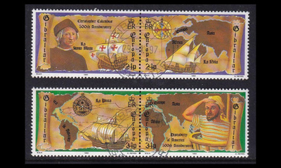Gibraltar 638-41p o Europa Amerikan löytäminen (1992)
