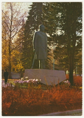 Lahti Paasikiven patsas 60-luku
