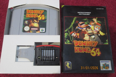 Donkey Kong 64 + Expansion Pak SCN/CIB