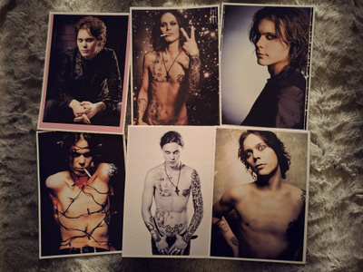 HIM --- valokuvasetti 6kpl --- 14cm x 19cm - VV VILLEVALO
