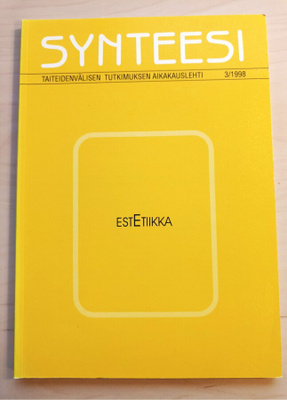 Synteesi Numero 3/1998 (Estetiikan teemanumero)