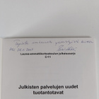 Julkisten palvelujen uudet tuotantotavat (signeerattu, te... - pikkukuva 3