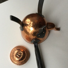 jalallinen kupari pannu kork. 21cm - pikkukuva 3