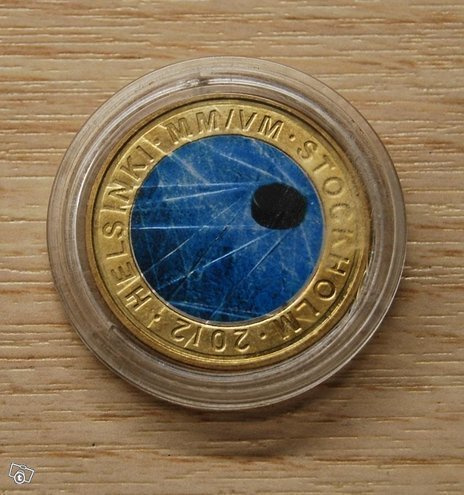 2012 Suomi 5 euro, Jääkiekon MM-kisat,UNC
