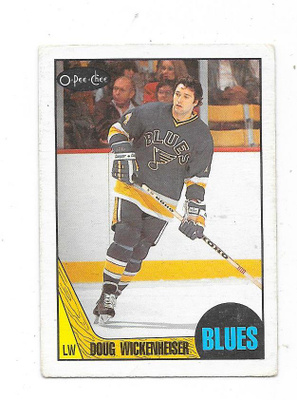 1987-88 OPC #193 Doug Wickenheiser , St Louis Blues