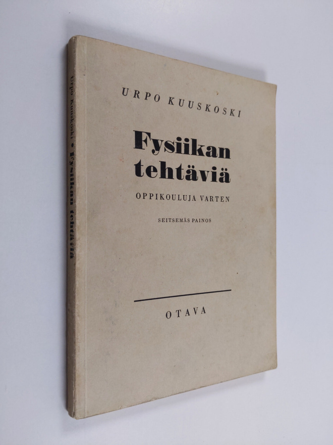 Fysiikan tehtäviä oppikouluja varten