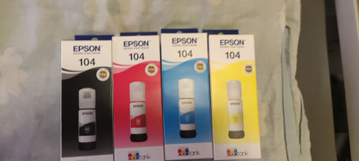 Epson Ecotank 104 värit 4KPL