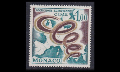 Monaco 868 ** Euroopan siirtolaisuus (1967)