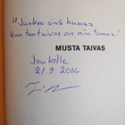 Tapani Bagge : Musta taivas (tekijän omiste, ) - pikkukuva 3